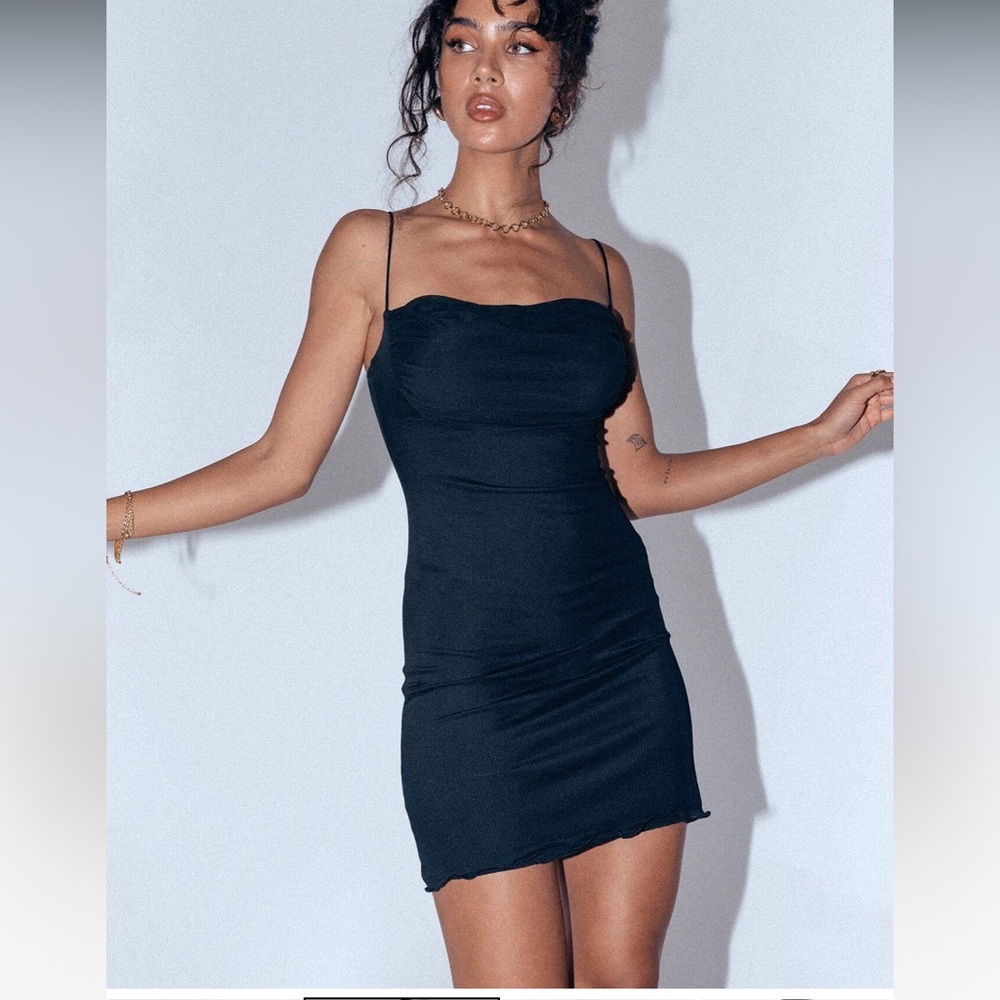 Princess Polly Sugar Mini Dress Black